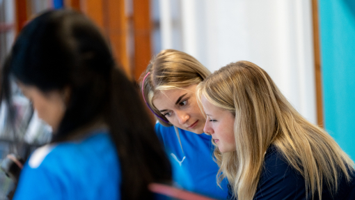 Female sports students