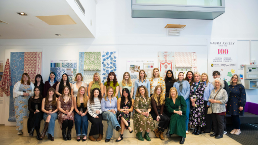 Surface Pattern Students, Lecturers and Laura Ashley team