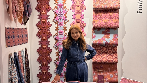Graduate, Emily Elias showcasing at Heimtextil