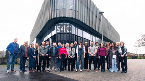 A group photo of the Telesgop staff