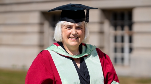 Nanna in her cap and gown 