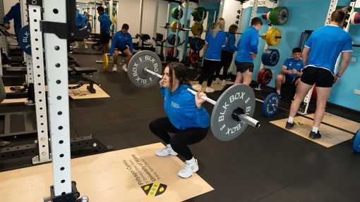 Academy of Sport training in a strength and conditioning session