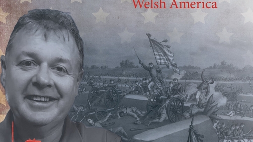 Poster for America the Civil War and Me by Dr Huw Griffiths book launch