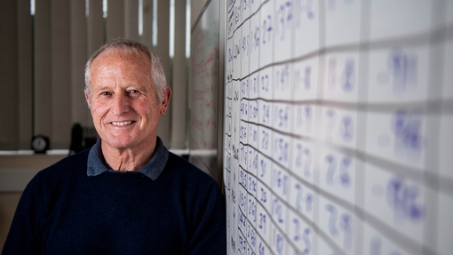 Image of Peter Herbert near whiteboard