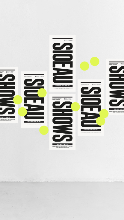 Summer show poster wall