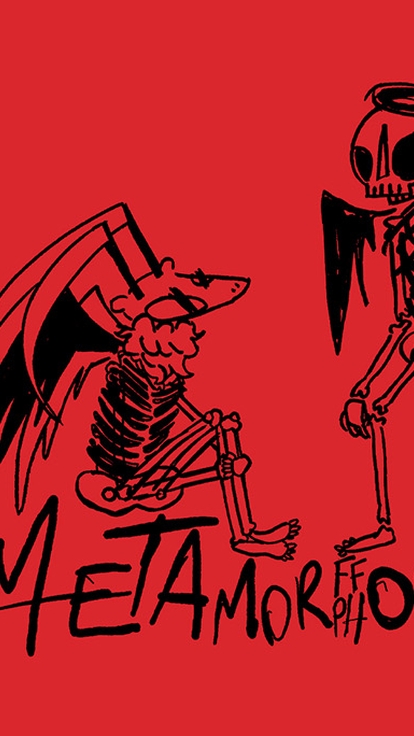 Decretive image of the word metamorffosis