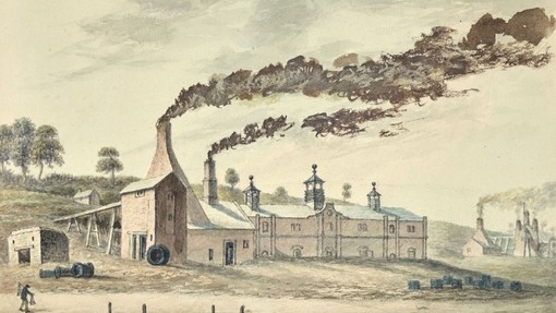 Old painting from Welsh travel writer Thomas Pennant