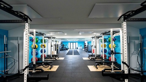 Full room image of the strength and conditioning room