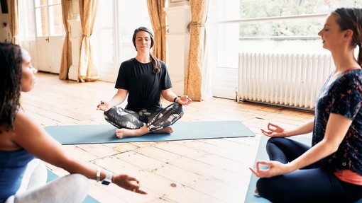 image of yoga practice