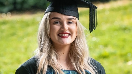 Holly Gooch at Graduation
