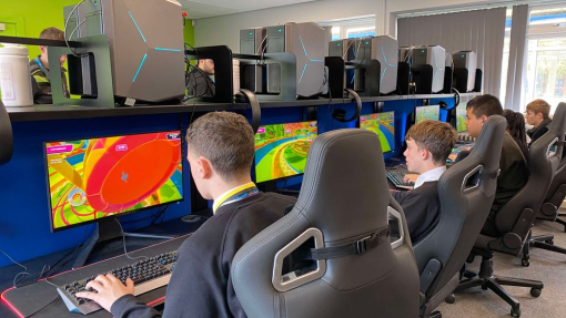 Ysgol Coedcae get to grips with gaming competition