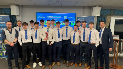 a grop shot of the UWTSD Football Team