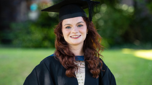 Kayleigh Thieme at the Graduation Ceremony in Carmarthen 7 July 2025