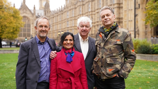 Alister Scott (CEO, Global Rewilding), Mumta Ito (Founder, Nature’s Rights; Lead author, UK Nature’s Rights Bill), Associate Professor Nick Campion (Director, Harmony Institute, UWTSD), Chris Packham CBE (broadcaster, naturalist, conservationist).