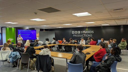 UWTSD Students visit BBC Studios in Cardiff as part of careers day