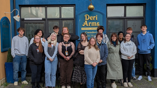 UWTSD Students visit BBC Studios as part of careers visit day