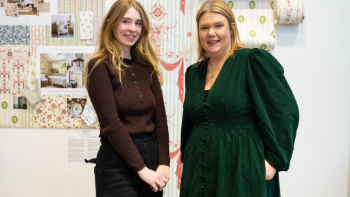 Winner, Sarah and Helen Ashmore from Laura Ashley