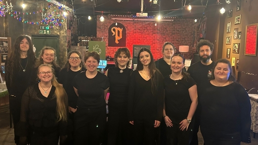 Group shot of the Set Design students