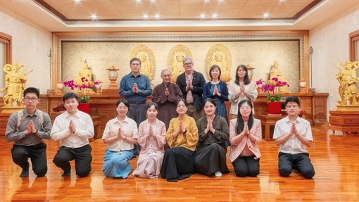 Thomas Jansen with representatives from with National Cheng Kung University