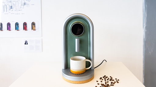 student exhibition coffee machine 