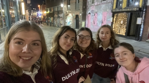 A trip to Dublin to watch the Wales vs Ireland rugby six-nations match with the Welsh Society (February 2024).