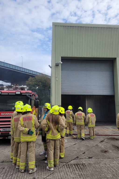 Gower College students attending Swansea Law School Academy events