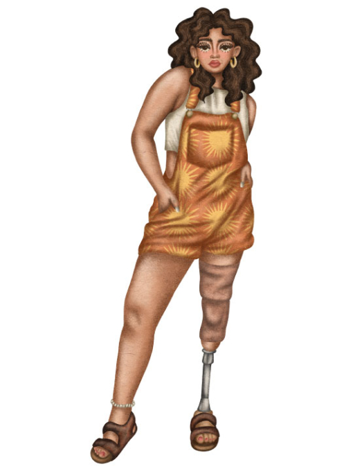 illustration of a woman