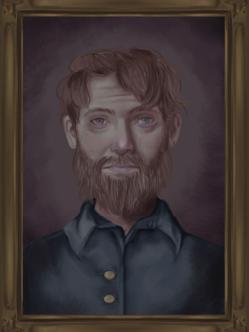 illustration of a man in a frame