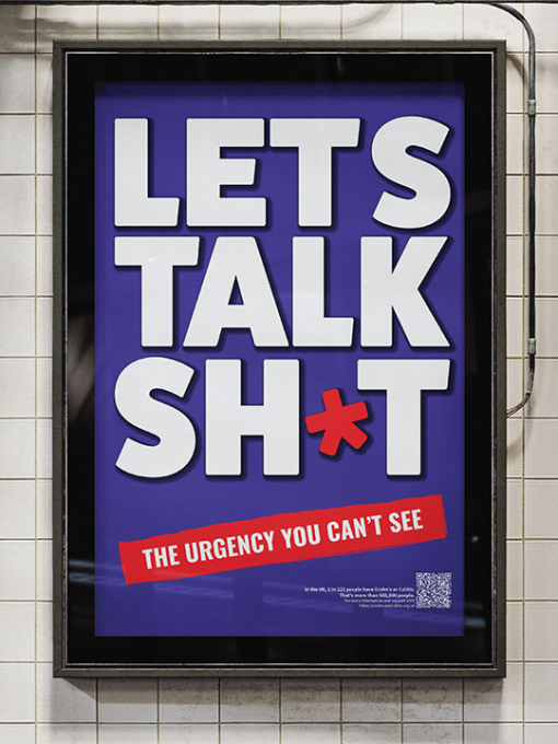 graphic design of lets talk billboard