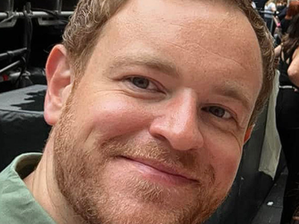 male portrait smiling
