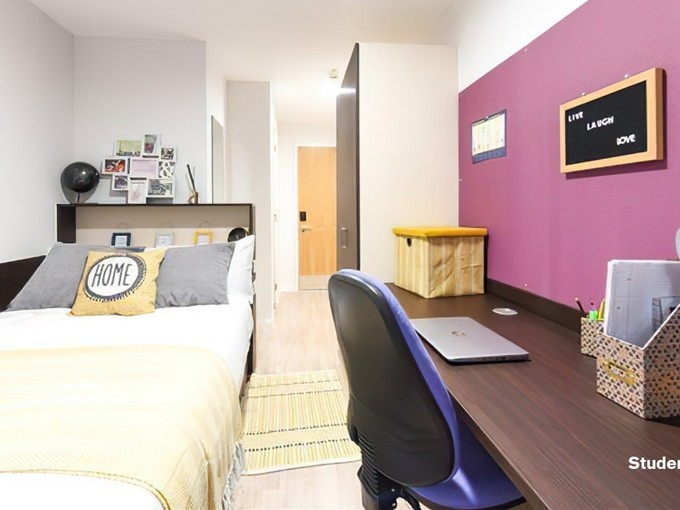 example of student bedroom