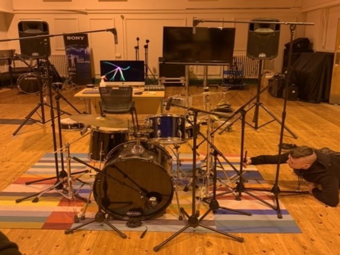 Rhys's drum set