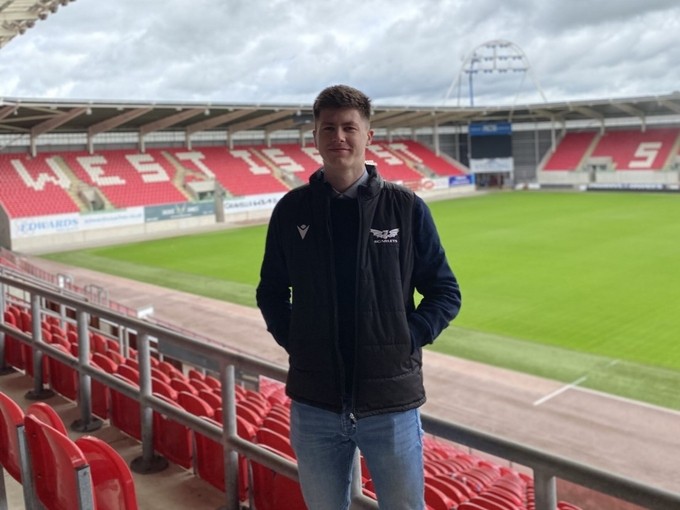 Jac in a stadium