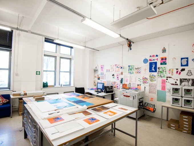 a empty design classroom