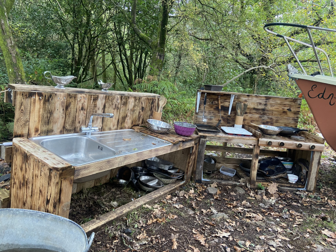 Mini washing up area