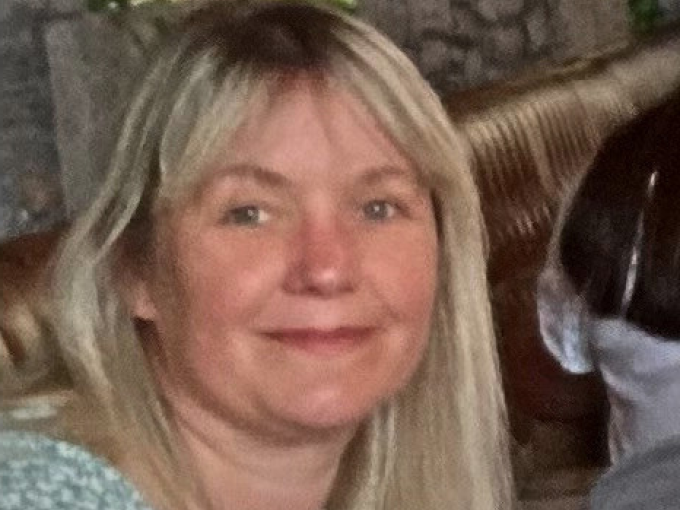 Woman smiling at camera