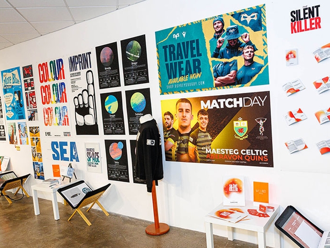 graphic design students work