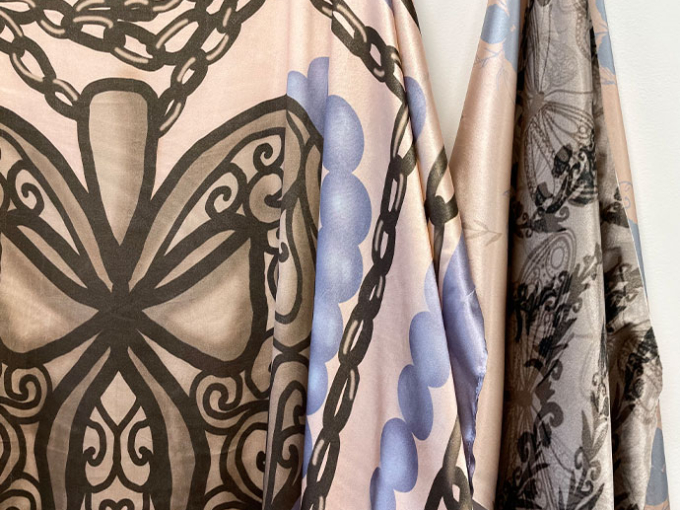 surface pattern designs on fabric