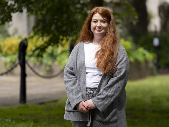 Ffion Cumberpatch, who has improved her Welsh skills on a PCET course