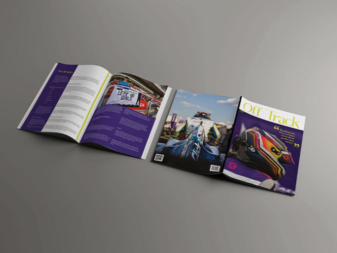 graphic design of a book