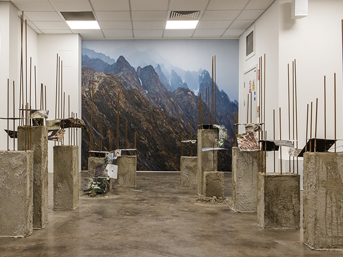 Exhibition space photography