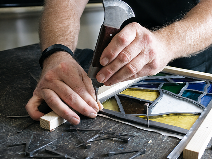 glass leading workshop