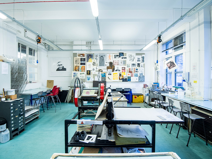 print making studio space