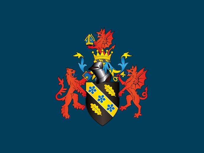 UWTSD coat of arms. 