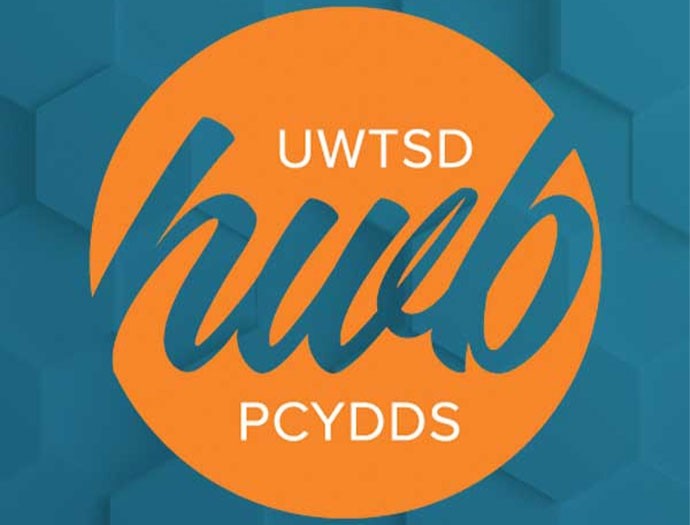 Logo Hwb Myfyrwyr.