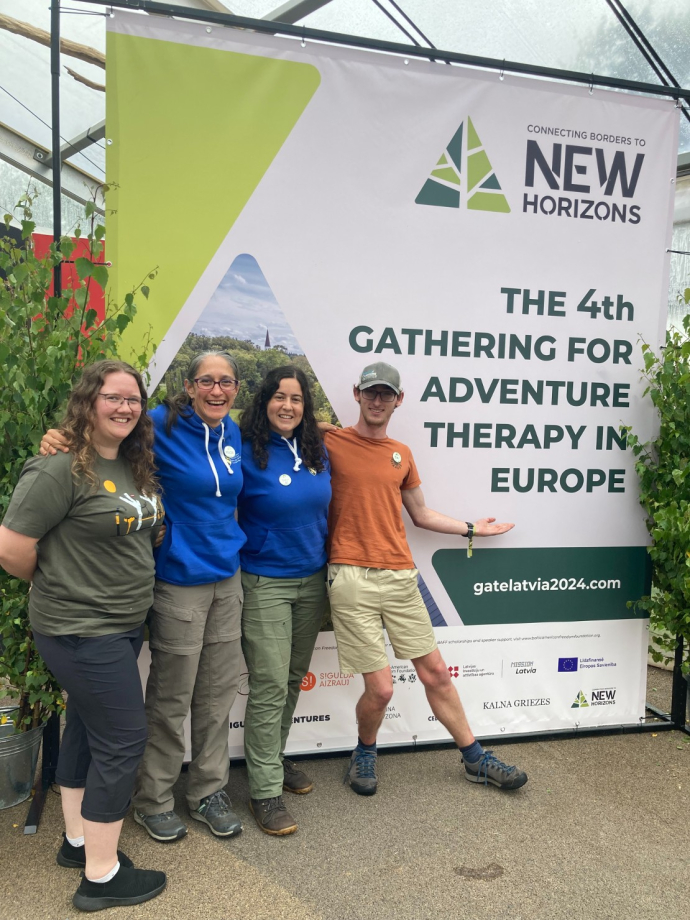 An image of the group outside the GATE Conference