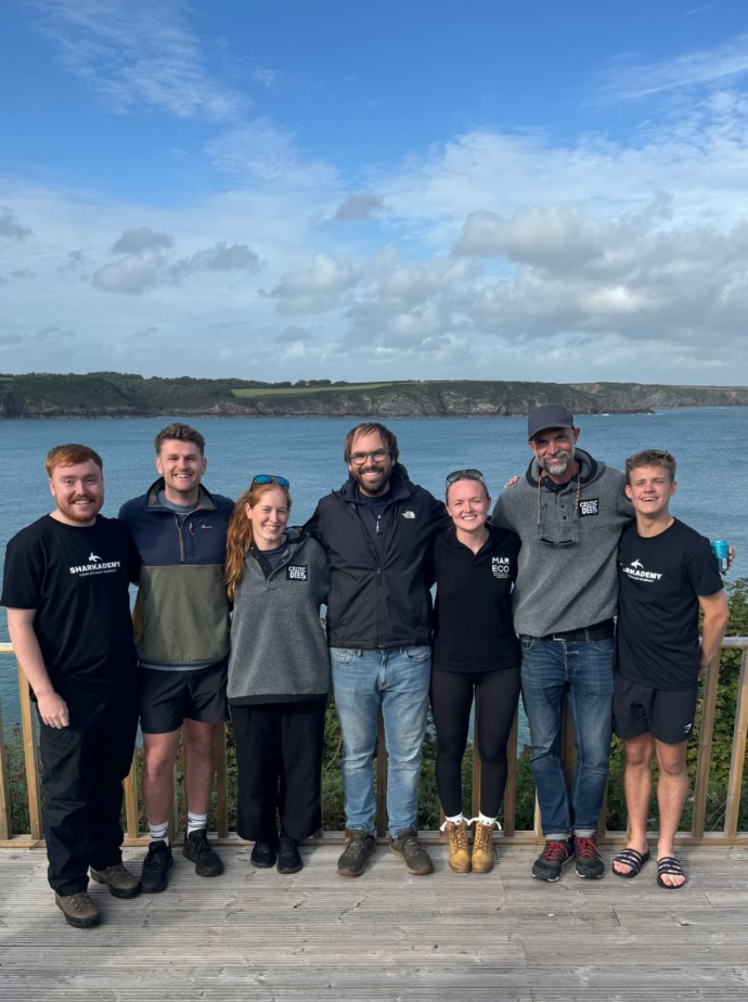 Group shot of Celtic Deep with Josh Knight