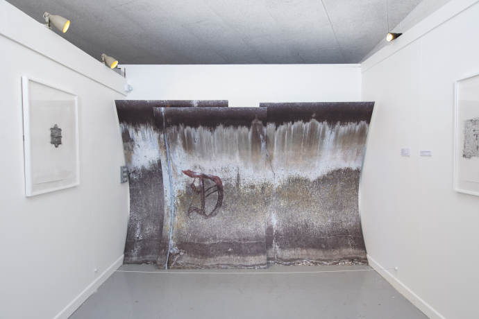 One of Alex Duncan's images of him depicting the seawall