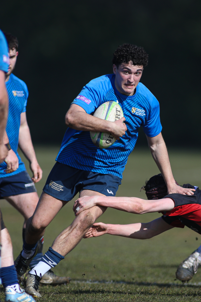 Image of Sam Potter playing rugby 
