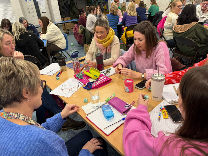 teachers in a training session 